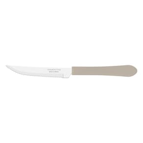 Kit 3 Faca Churrasco Tramontina Leme Inox Cinza 4"