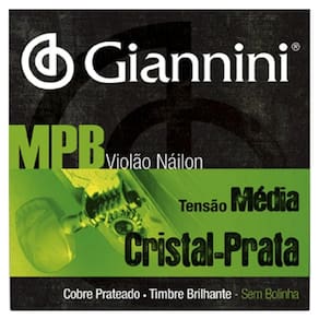 Encordoamento Para Violao Em Nylon Medio Genws Serie Mpb Gi