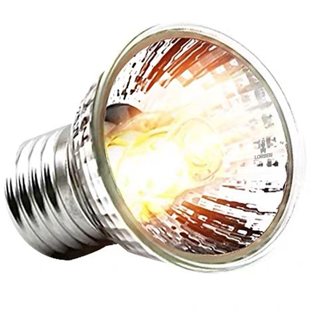 Mini Lâmpada UVA + UVB Lorben Aquecimento para Terrários Répteis Tartarugas