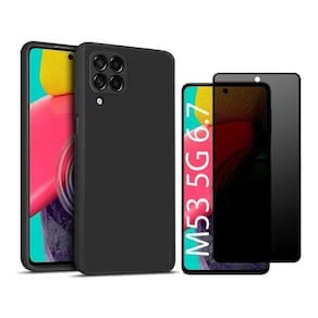 Capa Galaxy M53 5g + Película 9d Privacidade - Tela 6.7