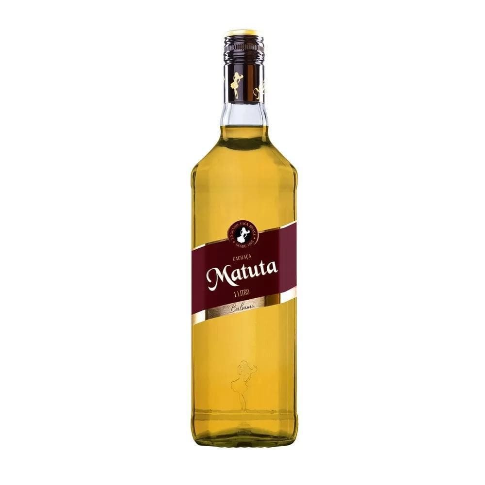 Cachaça Matuta Bálsamo 1 Litro - Paraíba - 39% de Álcool