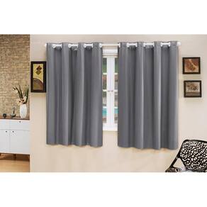 Cortina Corta Luz Blackout Blecaute 2,80 X 1,60 Pvc Cinza