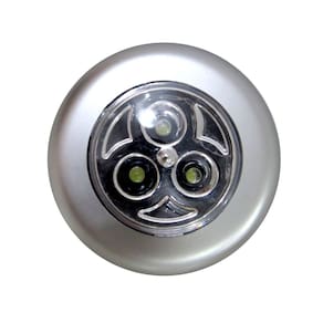 Luminária de Toque com LED Excellent Prata 12cmx4cmx15cm