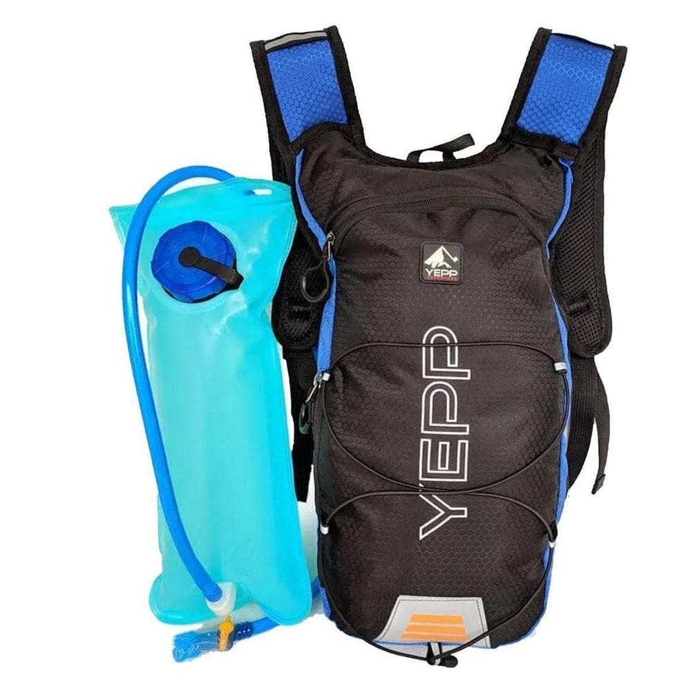 Mochila Hidratacao Yepp 2L Agua Faixa Reflexiva Mc3013 Azul