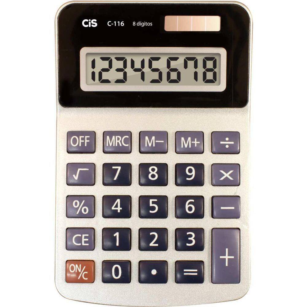 Calculadora De Mesa 8 Dígitos Modelo Calck C-116