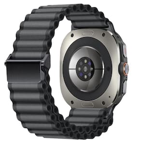 Pulseira Nylon Trail Para Samsung Galaxy Watch Ultra - Cinza