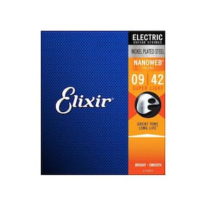 Encordoamento Guitarra Elixir Nanoweb 009 04 Supe Ligh 12002