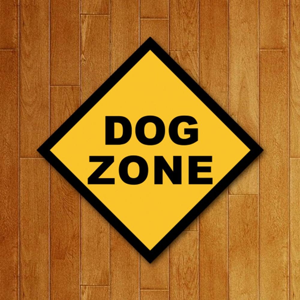 Placa Decorativa - Dog Zone