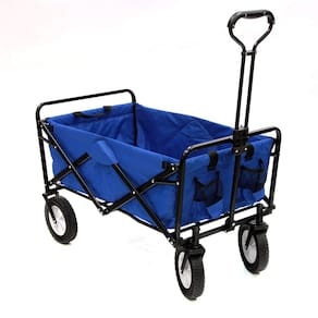 Carrinho Dobrável NTK O Wagon, Alumínio, Bolsos, 80kg