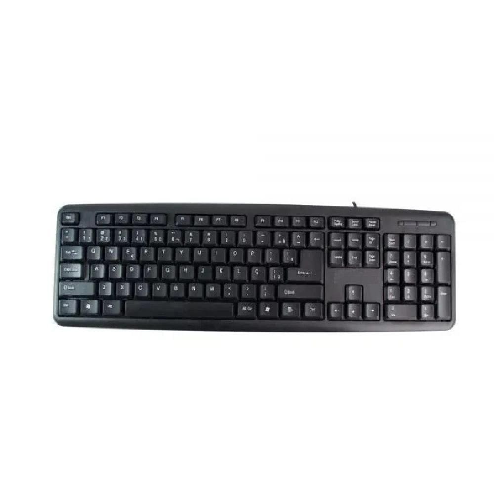 Teclado Usb Com Fio Para Pc Windows Xc-Tec-01