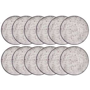 Prato Sobremesa De Porcelana Floralis 19Cm 12Un - Tramontina