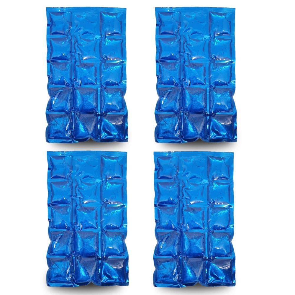 Kit 4 Bolsas Térmica Compressa Gel Cooler Gelo Reutilizável