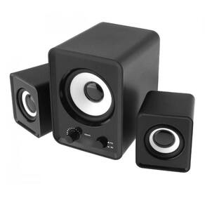 Caixa De Som Para Pc/Mp3 9W 2.1 Subwoofer Les-202