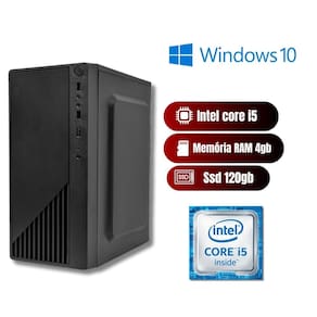 Velocidade e Eficiência PC Intel i5 com SSD e 4GB RAM