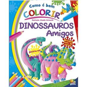 Livro Como E Bom Colorir Dinossauros - 1156772 Amigos