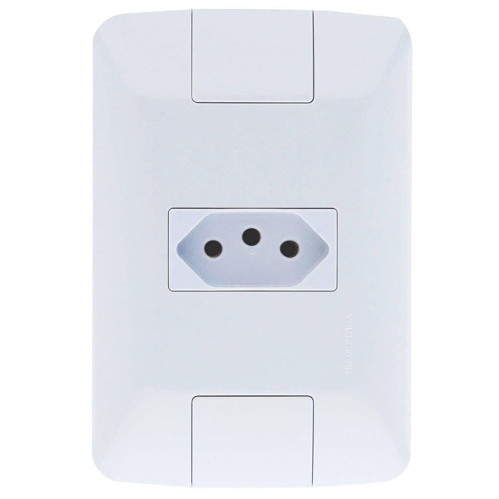 Conjunto Montado Aria 4X2 1 Tomada 10A 250V Tramontina