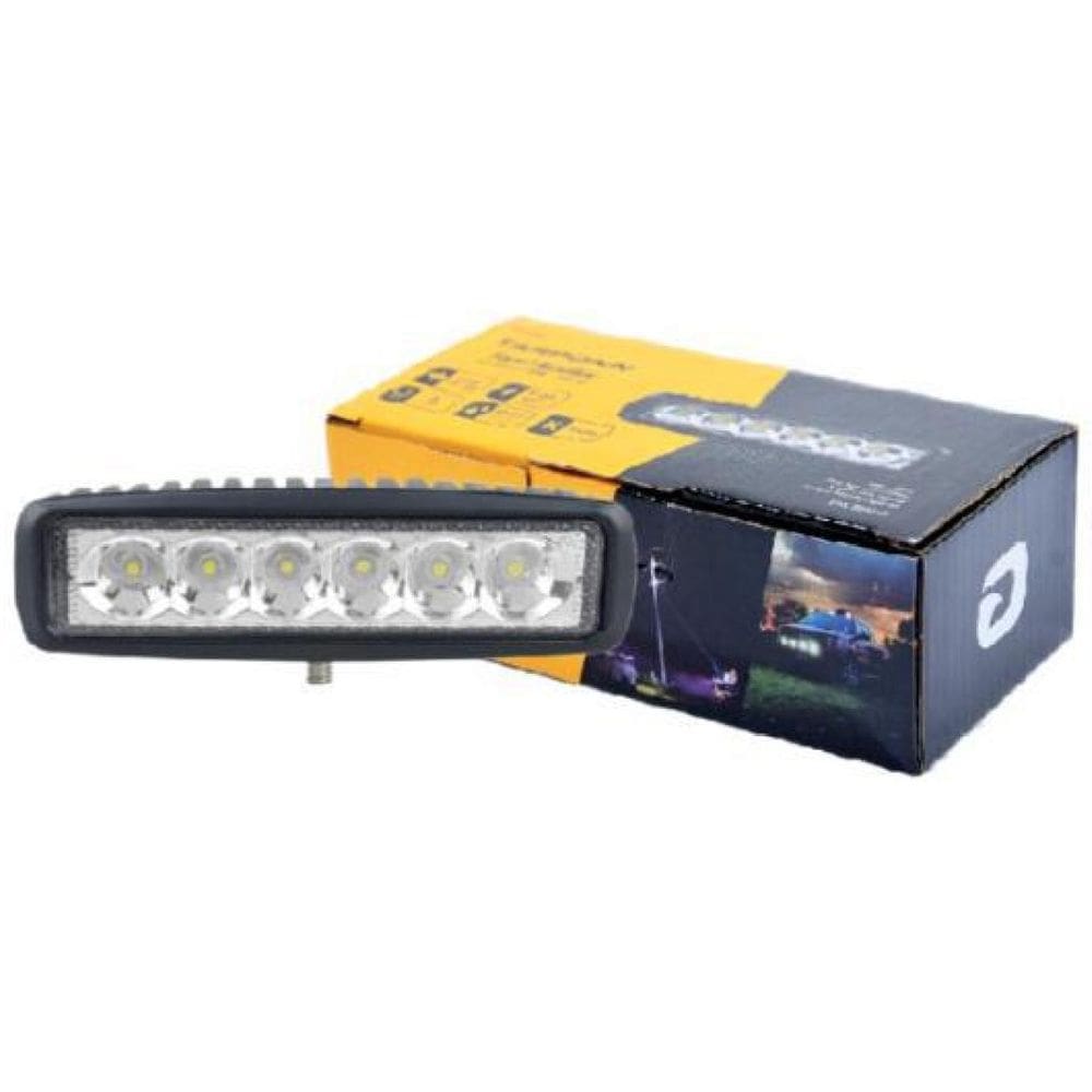 Farol Aux Retangular 6 Led 18W