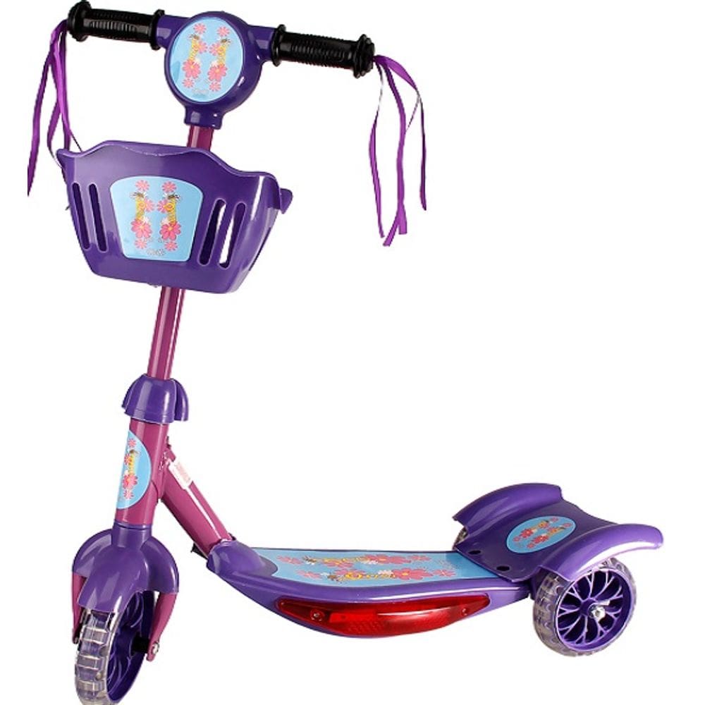 Patinete Scooter Meninas Criança Infantil 2 á 5-anos - Lilás