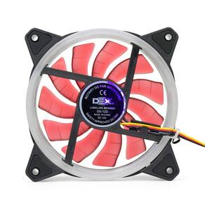 Cooler 120mm Com Led Dupla Face Vermelho Dx12d