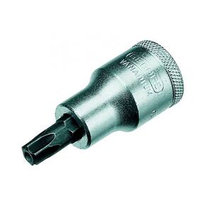 Chave Soquete Hexalobular Curta Tipo Tork T27 Encaixe de 1/2" - Gedore 024730