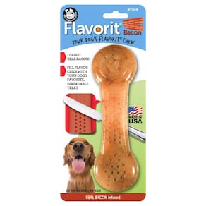 Brinquedo Mordedor Para Cachorro Pet Qwerks Flavorit Bacon Gg