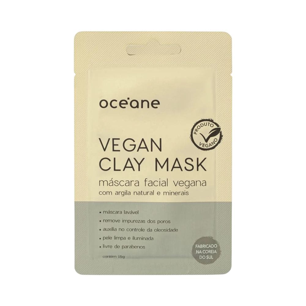 Vegan Clay Mask - Máscara Facial Vegana/ Unica