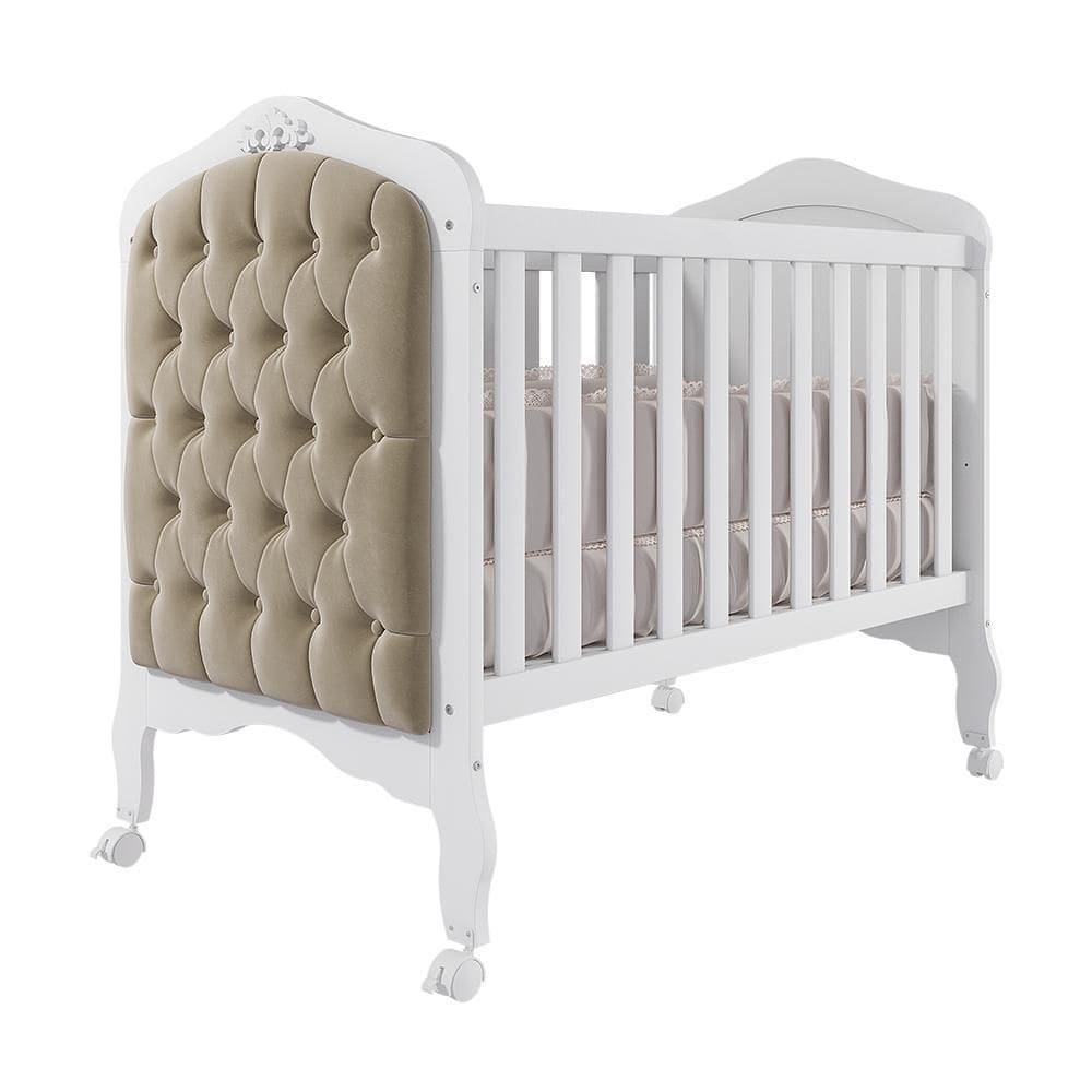 Berço Mini Cama Harmonia com Capitonê - Permóbili Baby