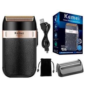 Barbeador Elétrico Máquina De Barbear Kemei Shaver Km-2024