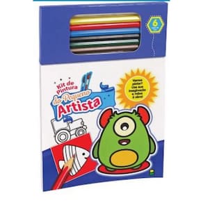 Kit De Pintura Do Pequeno Artista: Azul