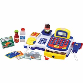 Caixa Registradora Com Acessórios Som e luz Dmt3816 Dm Toys