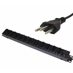 Régua 12 Tomadas Rack 19 110V/220V 2000 Watts 20 Unidades