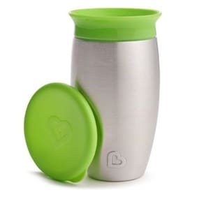 Copo Termico Inox 296ml Miracle 360 Munchkin Verde