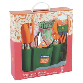 Conjunto para jardim 8 peças, embalagem litografada