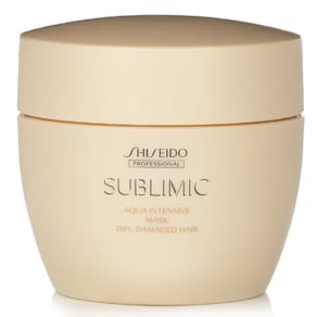 Máscara capilar Shiseido Sublimic Aqua Intensive para cabelos secos danificados