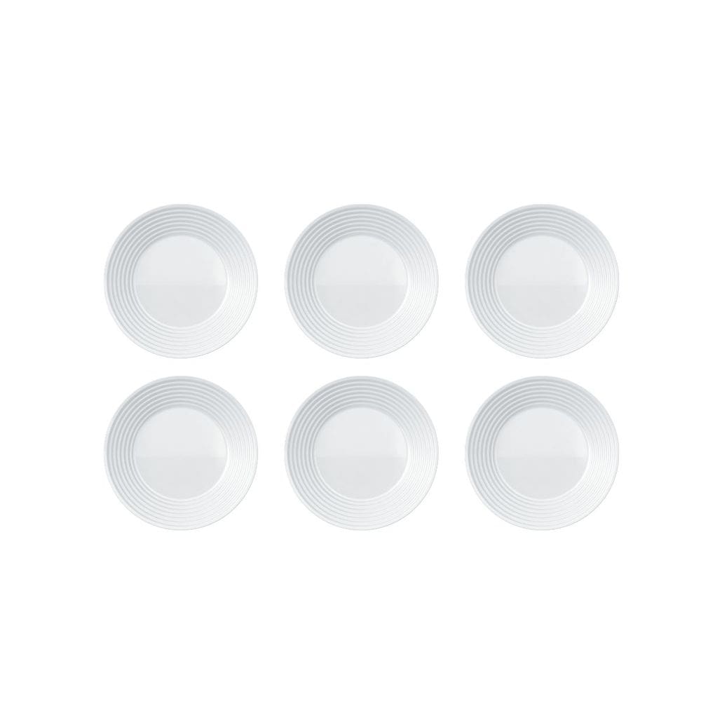 Jogo Prato Sopa Fundo Vidro Nadir Saturno - Kit 6 Unidades