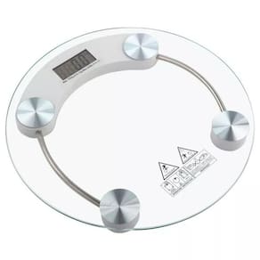 Balança Digital Vidro Temperado 180Kg Alta Precisão