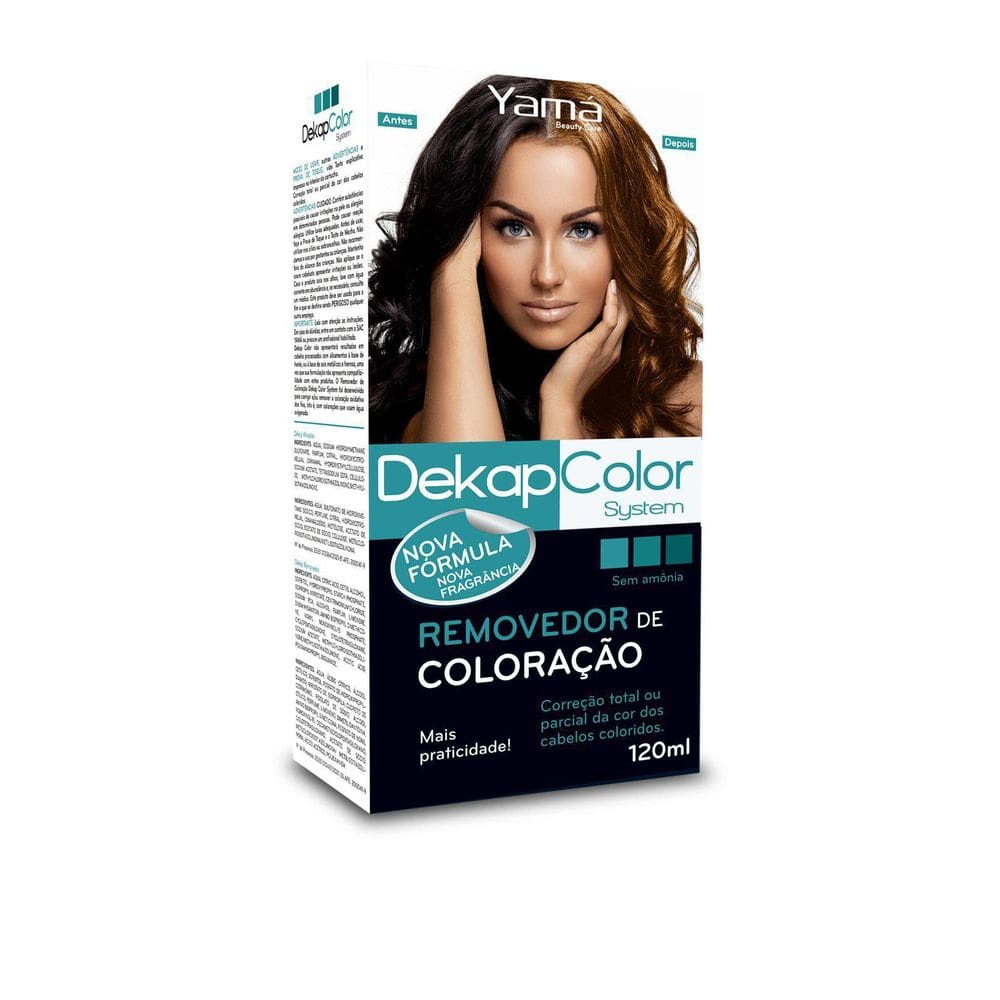 Kit Removedor De Coloração Dekapcolor Novo 120Ml Único