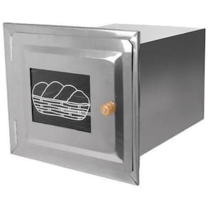 Forno De Fogão A Lenha Embutir Com Frente De Vidro Aço Nº 3