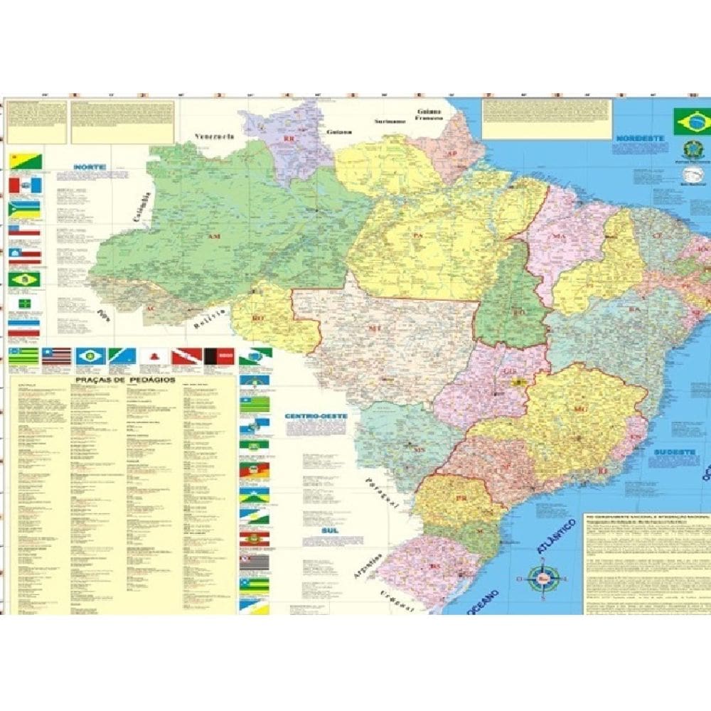 Mapa do Brasil Atualizado -