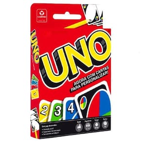 Jogo De Cartas Uno - Com Cartas Para Personalizar