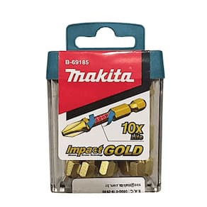 Bits De Torcao Makita Ph2-25Mm Estojo Com 20 Peças