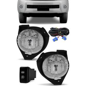 Kit Farol De Milha Neblina Toyota Hilux 2009 2010 2011 Botão
