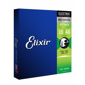 Encordoamento Cordas Guitarra Optiweb 010 Elixir