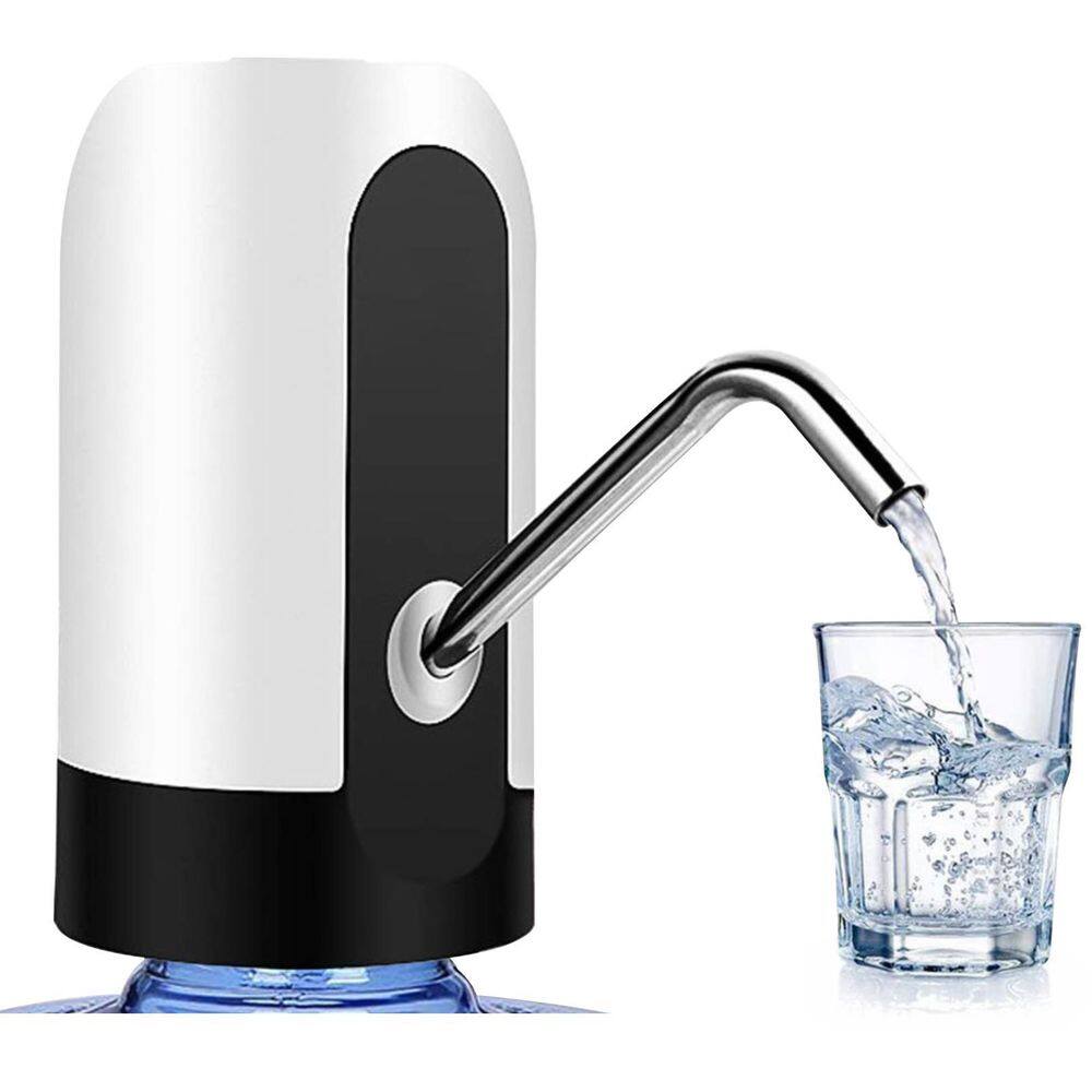 Bomba de Água Automática para Galão - Inox e Plástico