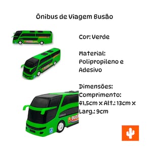 Onibus de Viagem Buzão - Verde
