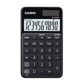 Calculadora Portátil Casio 10 dígitos SL-310UC-BK