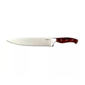 Faca Em Aço Inox E Cabo Madeira Robusto 9 Steel Mor