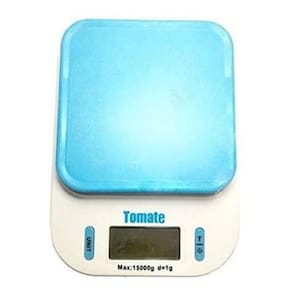 Balança De Cozinha Digital Tomate Sf-440 Pesa Até 15Kg Azul