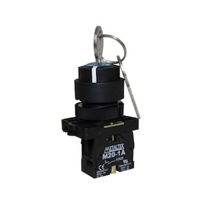 Seletora 22Mm Com Chave 1Na P20Kn - Metaltex