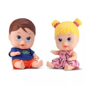 Boneca Little Dolls Gêmeos - Divertoys